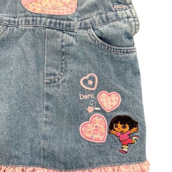 Vintage Dora the Explorer dress/overall size 18 months - Picture 4 of 6